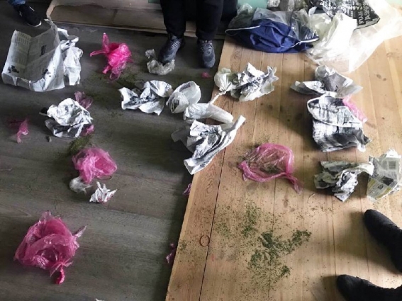 Коростишівські поліцейські вилучили понад півкіло наркотиків з приватного домоволодіння