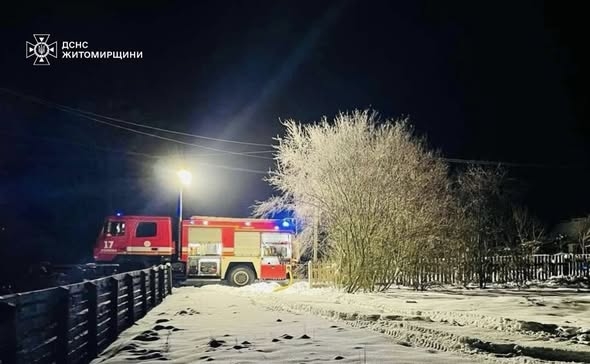 У Коростенському районі під час пожеж постраждали дві людини