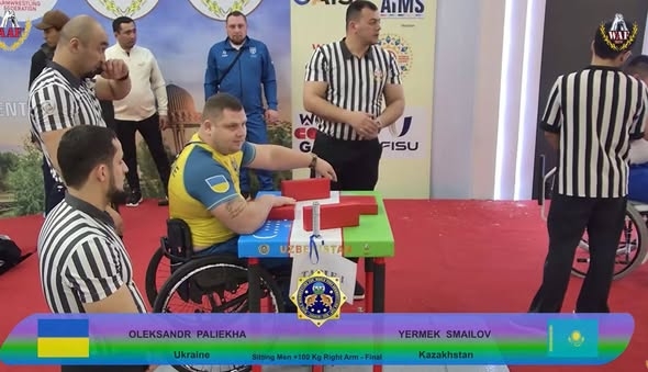 Спортсмен з Житомирщини Олександр Пелеха став дворазовим чемпіоном Кубку світу з пара-армрестлінгу