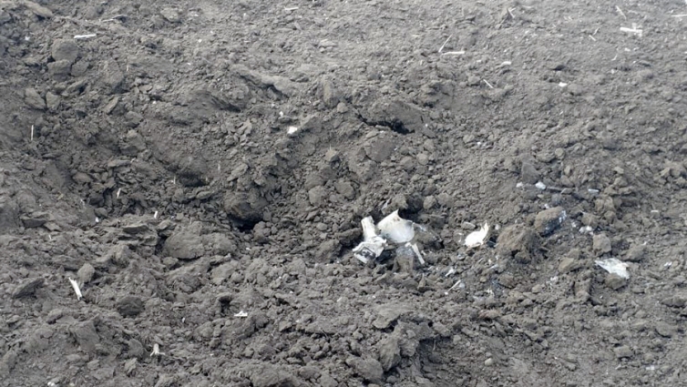 У Попільнянській громаді виявили уламки ворожої ракети (ФОТО)