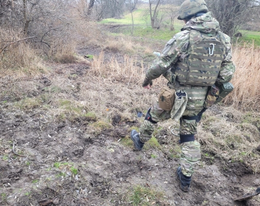 Вибухотехніки поліції з Житомирщини розповіли, як розміновують території на Херсонщині (ВІДЕО)