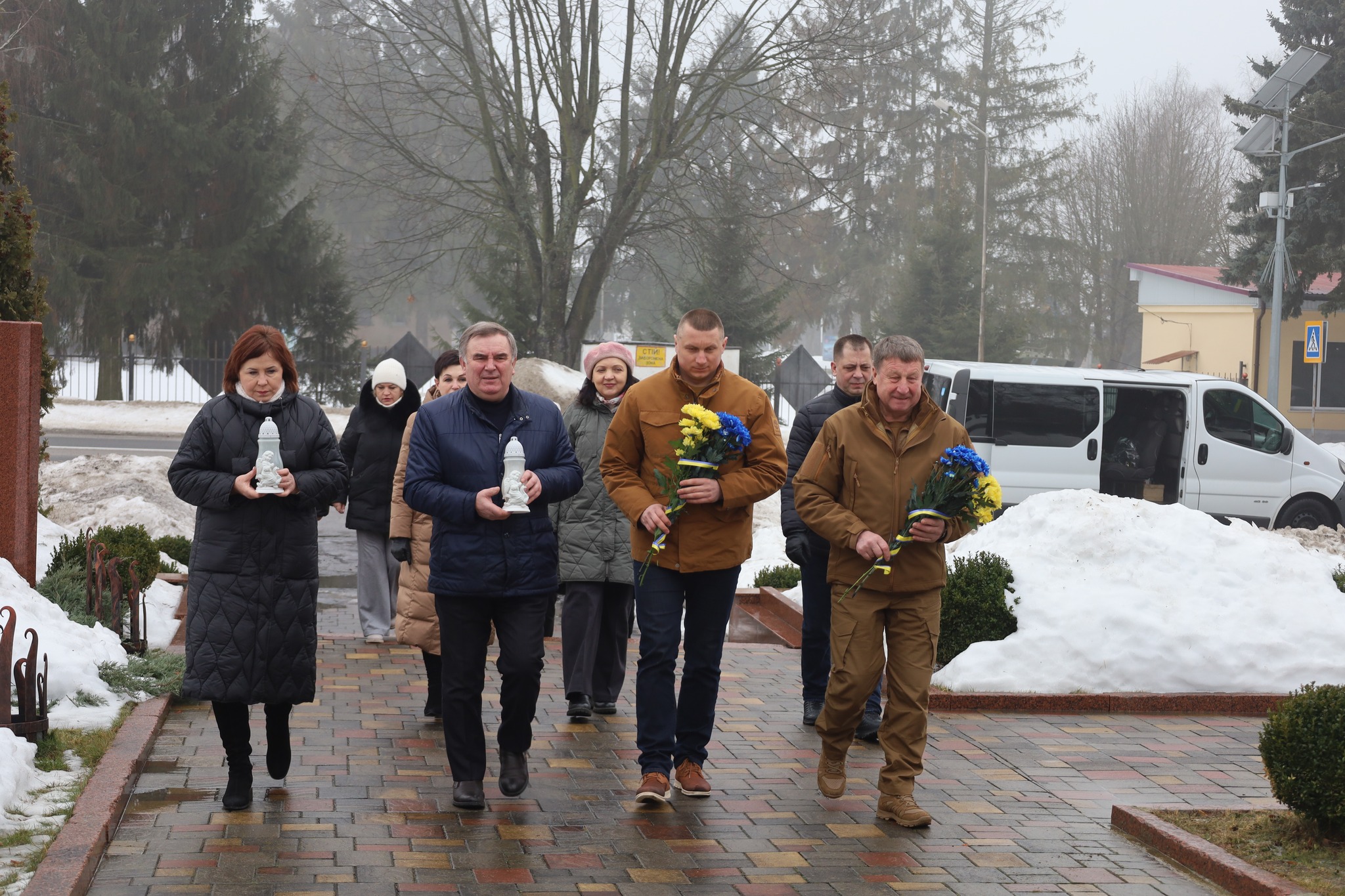 У Звягелі в 4 річницю повномасштабного вторгнення рф віддати шану тим, хто став на захист держави