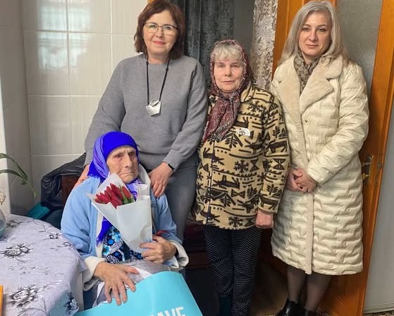 У Звягелі привітали з 100-річним ювілеєм учасницю бойових дій Другої світової війни