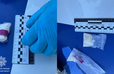 У Житомирі затримали водія з ознаками наркотичного сп’яніння, також у нього вилучили зіп-пакетик із «солями»