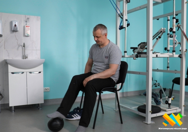 Як військові та ветерани проходять реабілітацію у поліклініці КП «Лікарня №2 ім. В. П. Павлусенка» у Житомирі