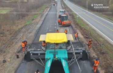 На магістралях Житомирщини, станом на 15 квітня, відновлено 170 тисяч кв. м вибоїн