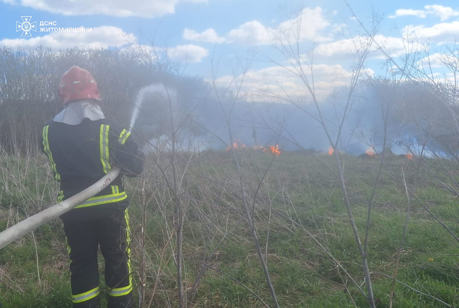 На Житомирщині за минулу добу сталося 6 загорянь в екосистемах: з початку року вже зафіксовано 421 пожежу