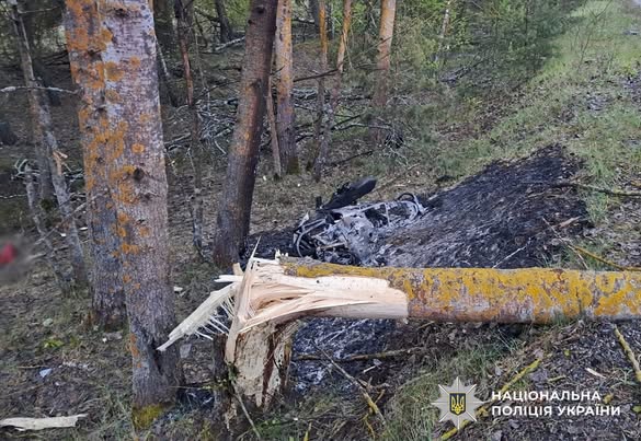 У Коростенському районі в ДТП загинув 34-річний мотоцикліст, чоловік не впорався з керуванням