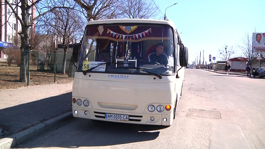 У Житомирі тимчасово змінено схему руху автобусного маршруту № 58