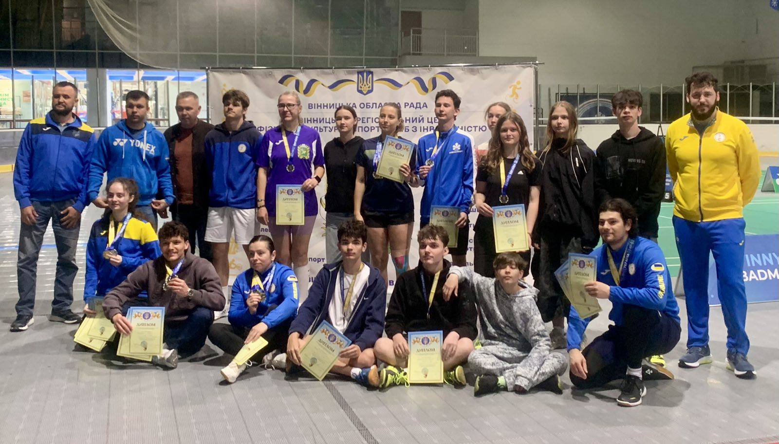 Представники Житомирщини вибороли призові місця на чемпіонаті України з бадмінтону серед спортсменів з порушеннями слуху