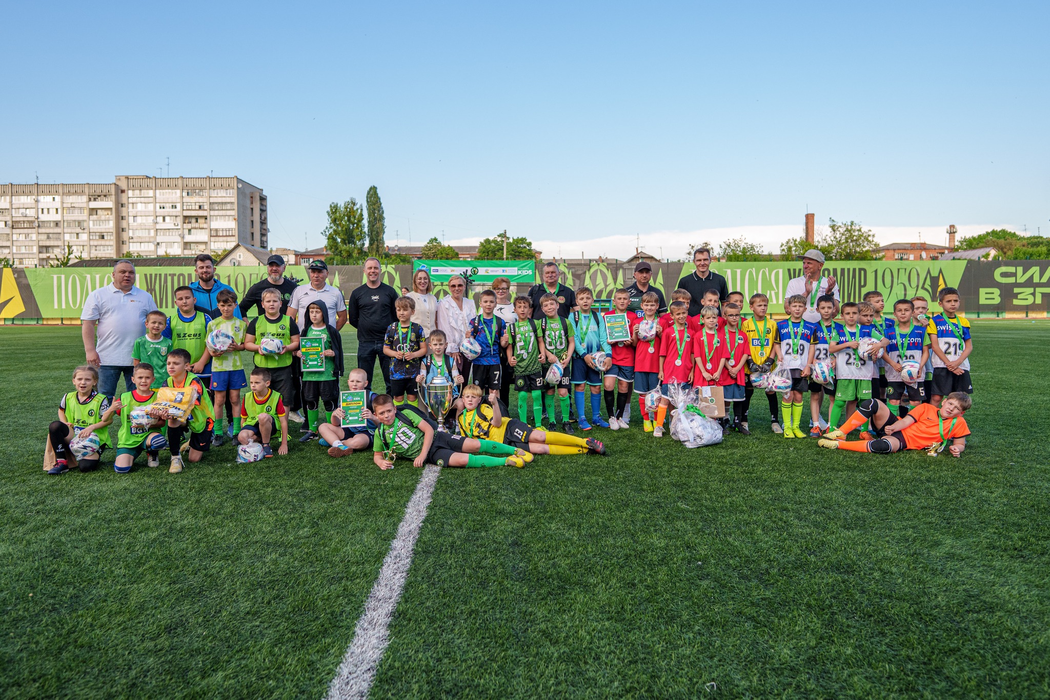У Житомирі підбили підсумки змагань шкільної ліги з футболу «BGV KIDS»
