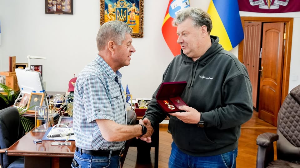 У Житомирі вручили орден «За заслуги перед Житомирщиною» Миколі Галичу