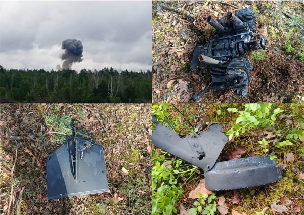 На Житомирщині прикордонники збили черговий російський ударний безпілотник