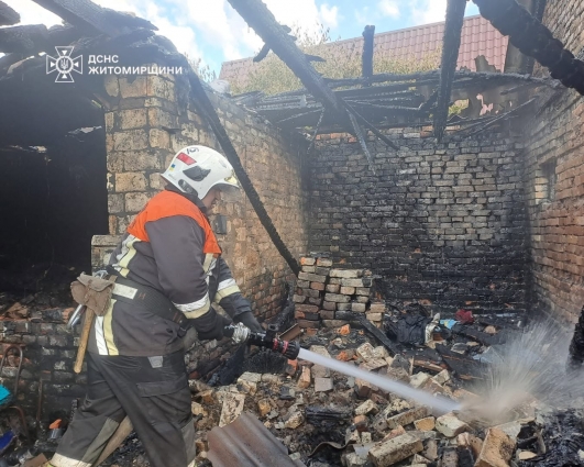 У Баранівці під час пожежі в будинку загинув 59-річний чоловік
