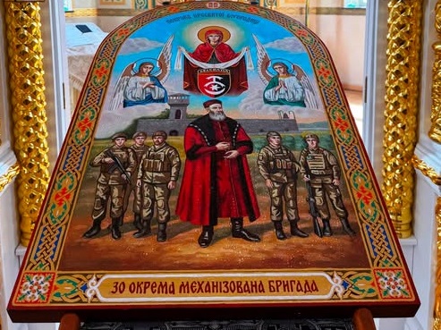 Духовний оберіг для захисників: ікону «Звягельська Покрова» передали для воїнів 30-ої бригади