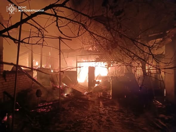 У Житомирському районі під час пожежі загинув 76-річний чоловік