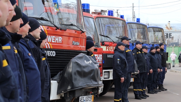 Благодійники передали області три пожежних автомобілі (ВІДЕО)