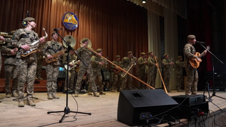 Житомир відвідав концертно-військовий оркестр Державної спеціальної служби транспорту МО України (ВІДЕО)