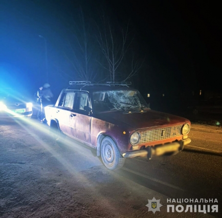 У Любарській громаді в ДТП травмовано жінку, яка йшла автошляхом у попутному напрямку