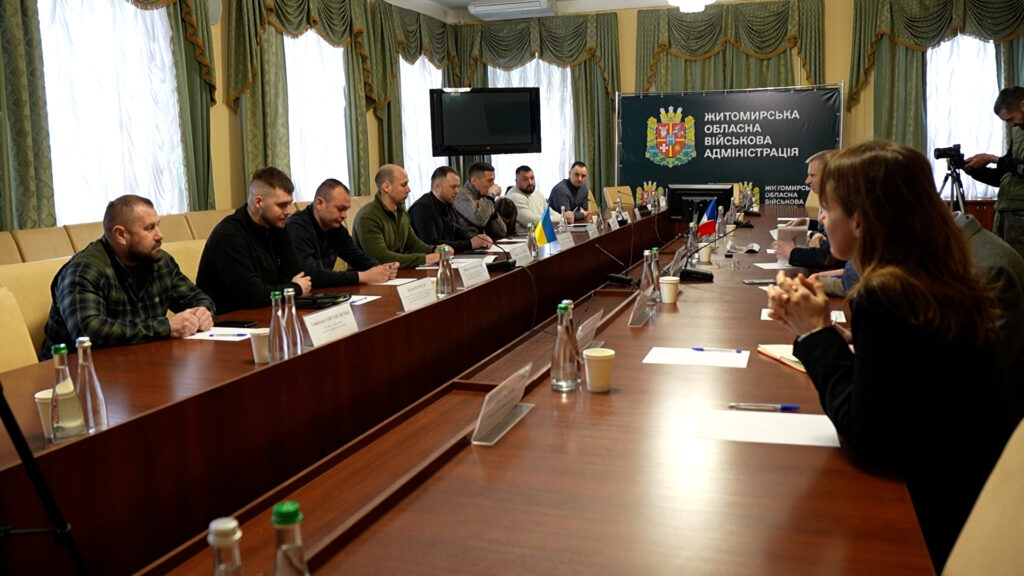 Французька делегація партнерів ознайомилася з розвитком ветеранської інфраструктури в Житомирській області