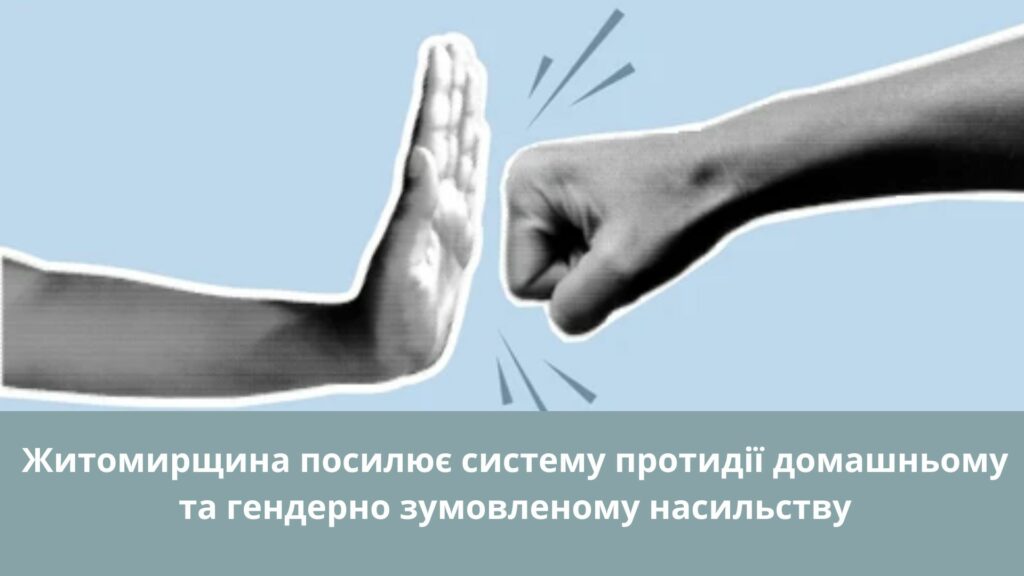 Житомирщина посилює систему протидії домашньому та гендерно зумовленому насильству