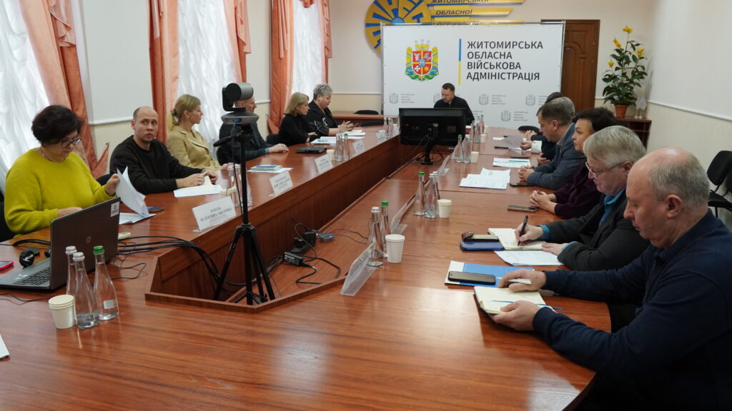 У Житомирі відбулась робоча нарада з питань ВПО
