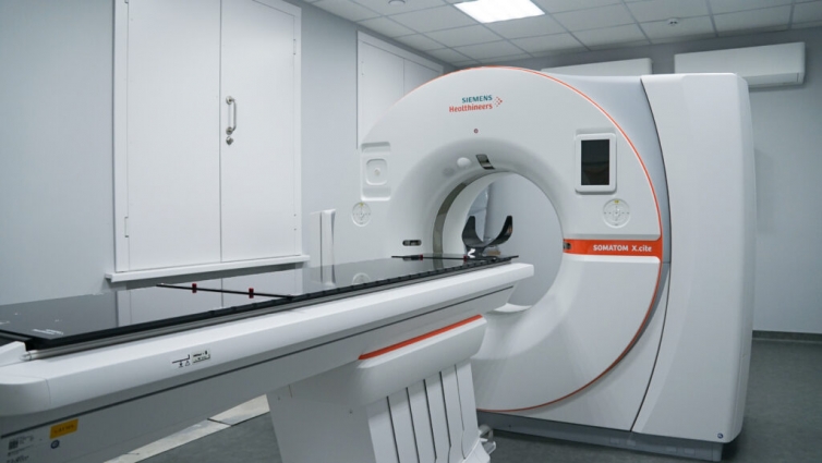 В Обласному онкологічному диспансері відбувся тестовий запуск комп’ютерного томографа компанії Simens