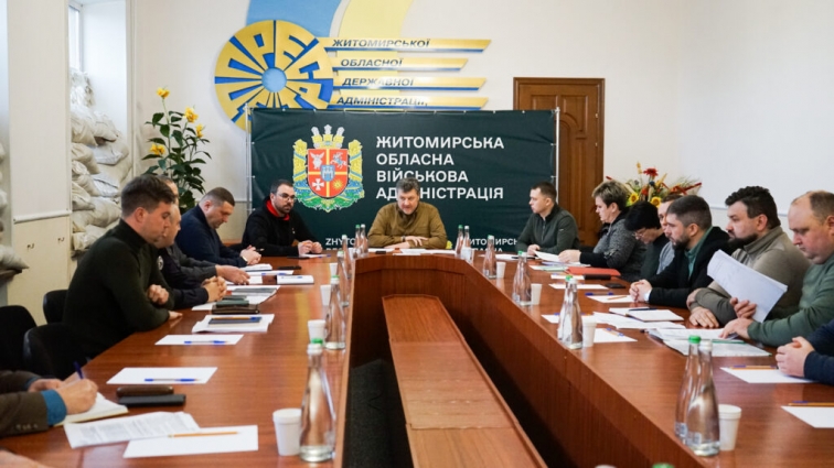 У Житомирі під час робочої наради обговорили питання довгобуду в районі