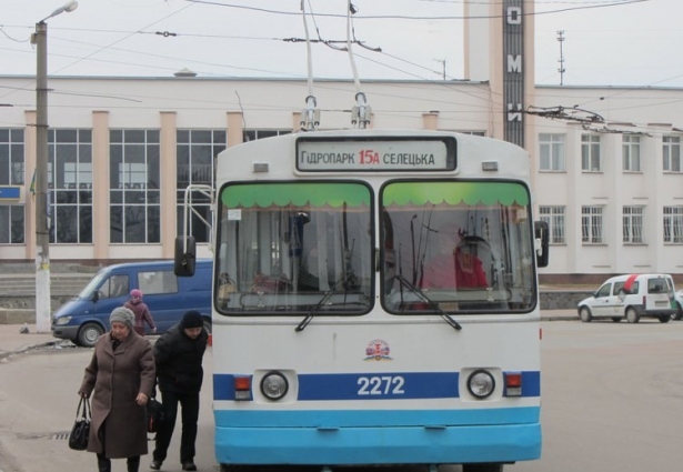 У Житомирі змінять маршрут тролейбуса 15А, через проведення ремонтних робіт на тяговій підстанції №1
