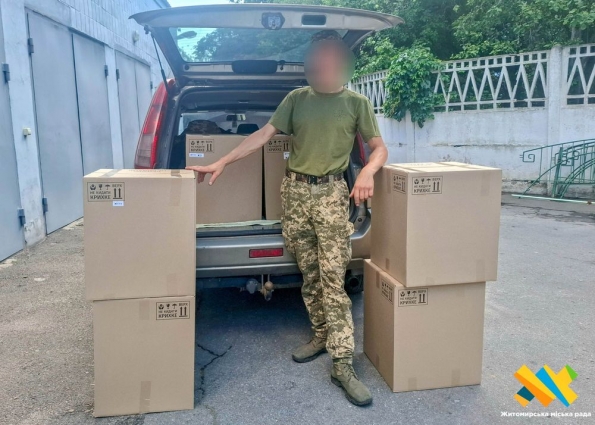 Громада Житомира передала бійцям на фронт чергову партію БПЛА