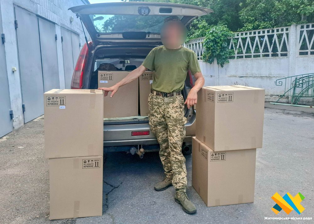 Громада Житомира передала бійцям на фронт чергову партію БПЛА