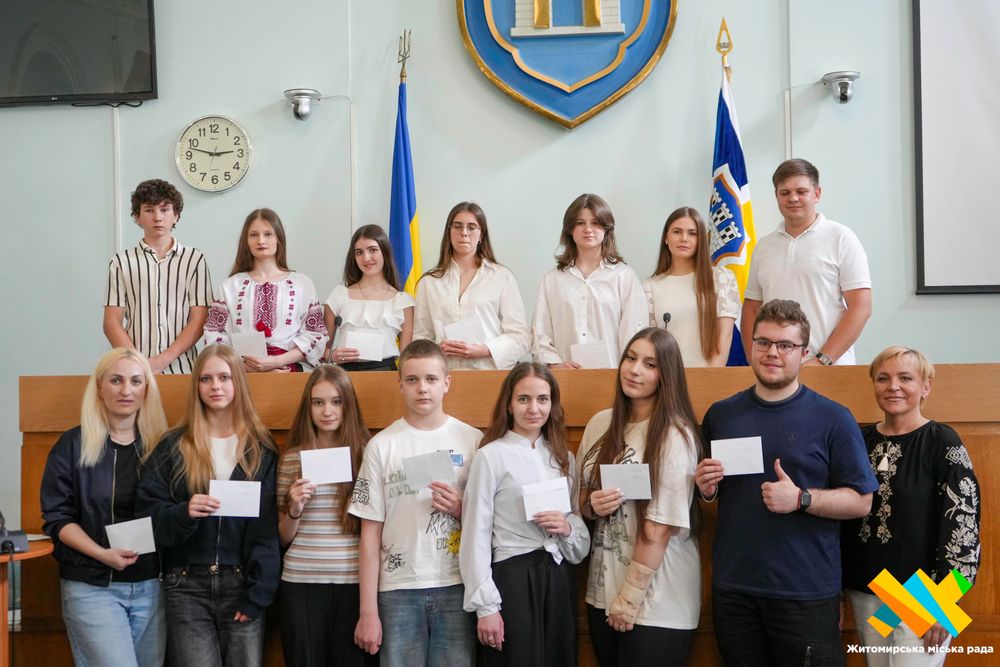 У Житомирі відзначили учнів і педагогів, які здобули перемоги на всеукраїнських та міжнародних конкурсах, олімпіадах і виставках