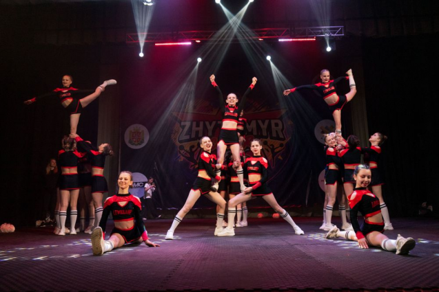 Житомирські спортсмени вибороли три золоті нагороди на першому Відкритому чемпіонаті з черліденгу «Zhytomyr Cheer Fest»