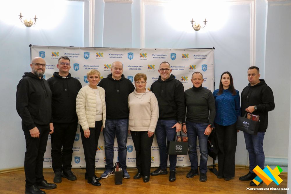 Делегація з Плоцька разом із мером Анджеєм Новаковським — у Житомирі