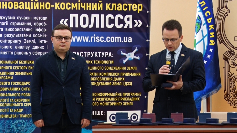 Арсеній Пушкаренко від ПП «Слуга Народу» привітав викладачів Поліського національного університету