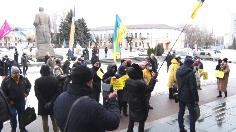 У Житомирі відбулася Всеукраїнська мирна акція протесту «Стоп тарифному геноциду»