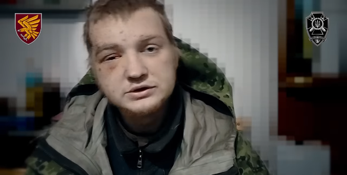Бійці 95-ої бригади взяли в полон морського піхотинця рф (ВІДЕО)