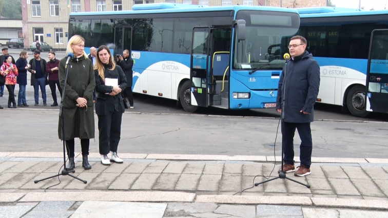 Естонія передала перші 3 автобуси Житомирщині та погодилась співфінансувати відбудову мосту у Малині (ВІДЕО)