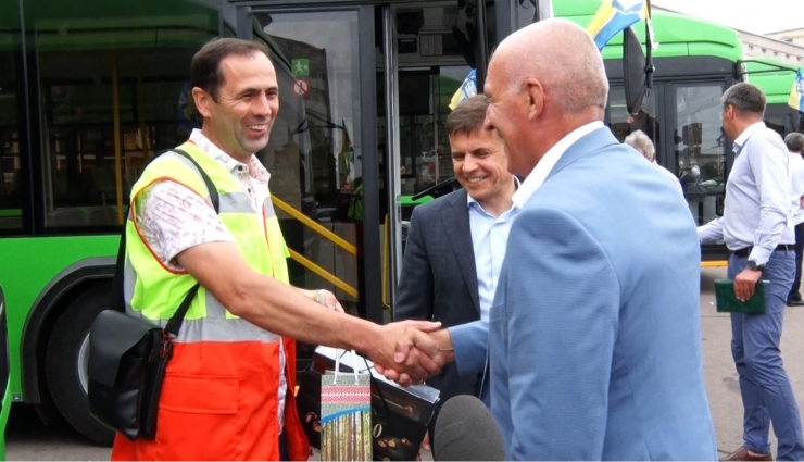 Перша партія з 5 нових тролейбусів білоруського виробника вже у Житомирі