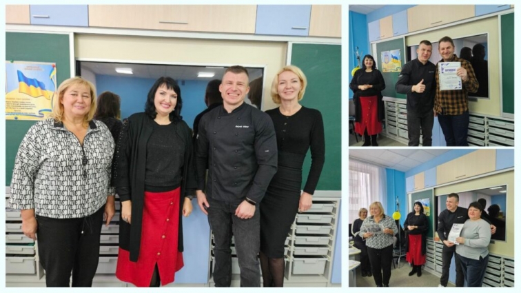 На базі Житомирського професійного ліцею відбулося вручення сертифікатів учасникам курсів кухарів закладів освіти