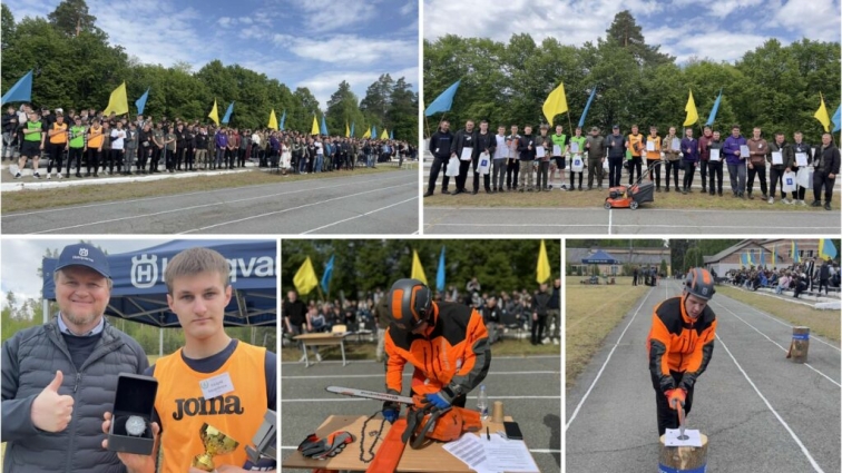 На базі Малинського фахового коледжу відбувся Всеукраїнський конкурс майстерності «МАРАФОН HUSQVARNA»