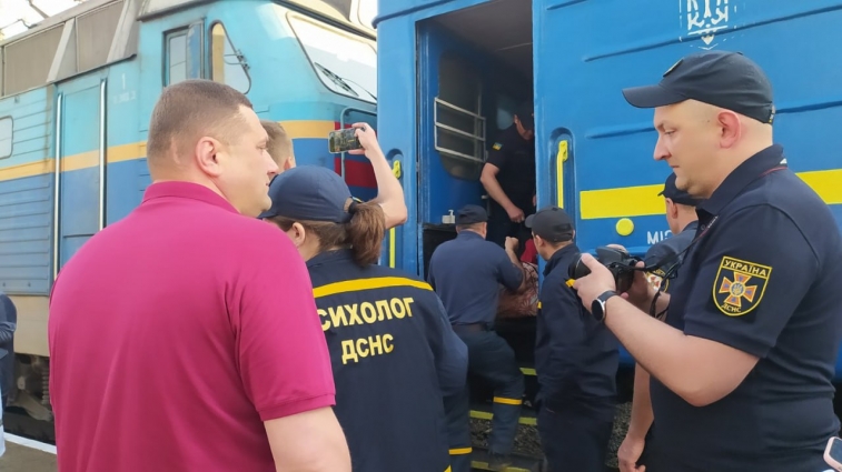 До Бердичева прибув десятий евакуаційний потяг з Донеччини