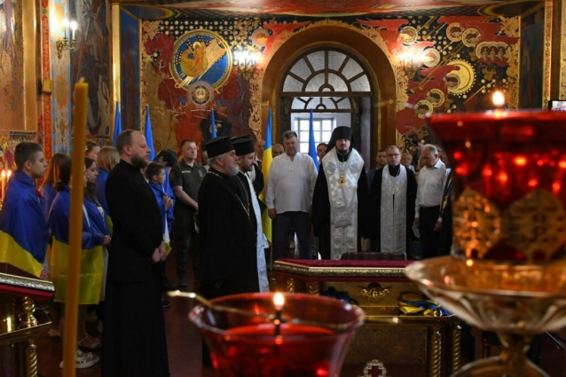 З нагоди Дня Незалежності України в Житомирі провели спільну молитву за Україну (ФОТО)