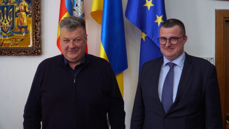 Віталій Бунечко провів робочу зустріч з Генеральним консулом Республіки Польща у Вінниці Матеушем Натковським