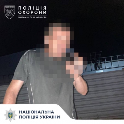 У Бердичеві затримано чоловіка під час спроби нічного пограбування магазину