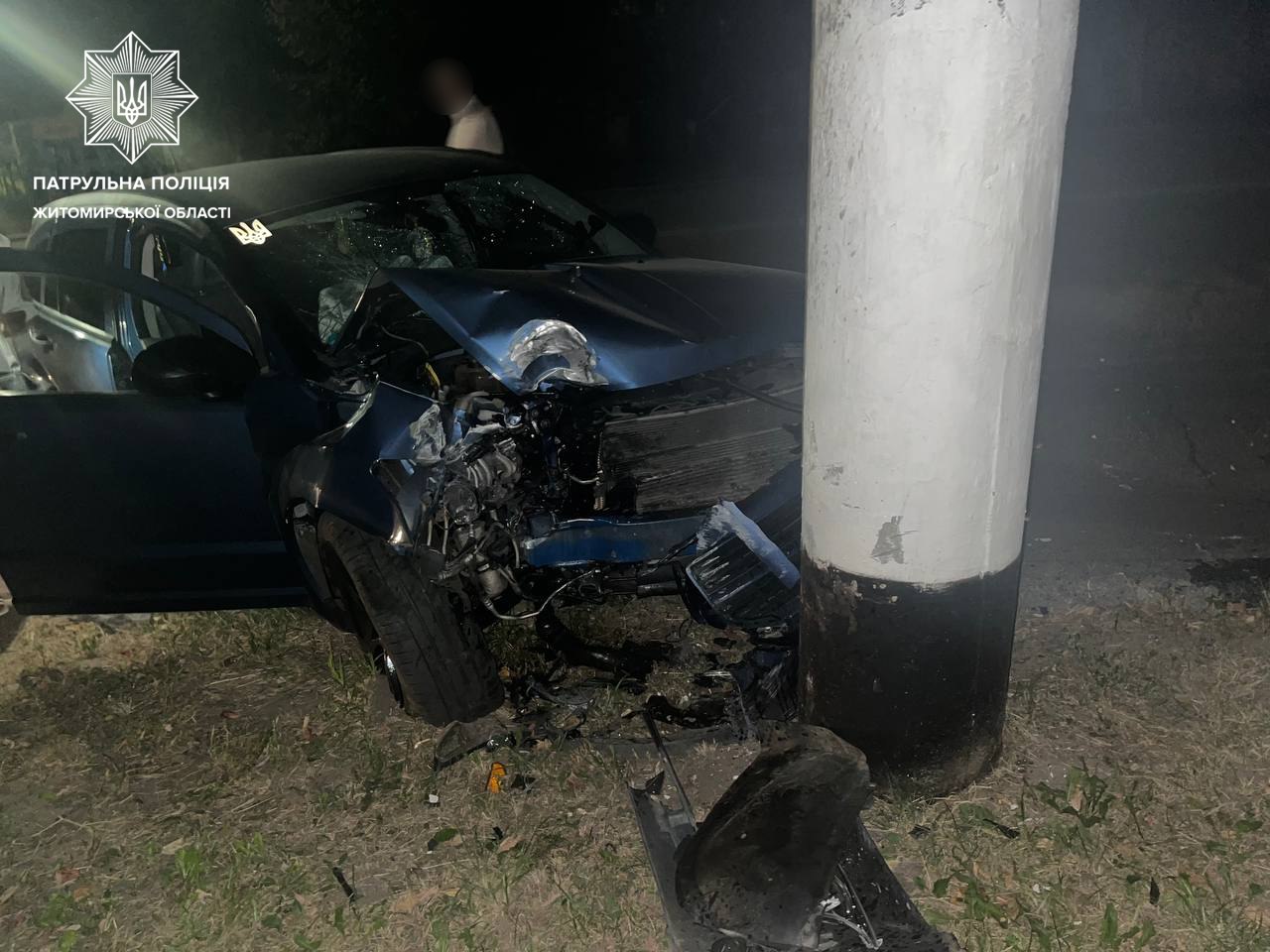 На Житомирщині за вересень сталося 29 ДТП з потерпілими