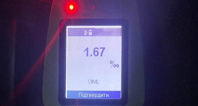У Житомирі на вихідних затримали 11 водіїв у стані сп'яніння