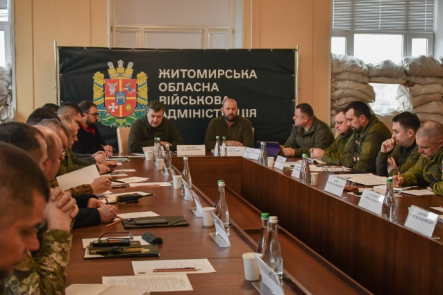 У Житомирі обговорили низку питань з подальшої розбудови оборонних споруд на кордоні з білоруссю