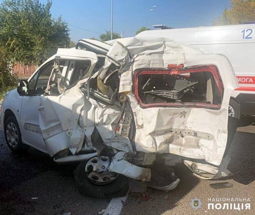 В Оліївській громаді сталася ДТП за участі трьох автівок, є постраждалі