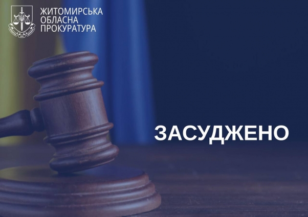 На Житомирщині призначили покарання у виді 2 років обмеження волі телефонному шахраю